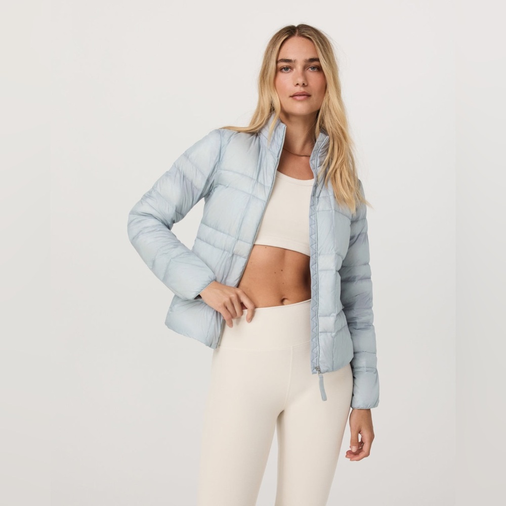 Vuori Coordinate Packable Down Jacket In Blue Haze - image 2